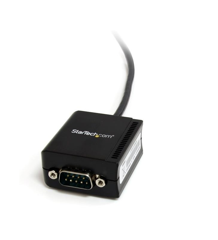 StarTech.com ICUSB2321FIS cabluri prelungitoare cu mufe mamă/tată DB-9 USB A Negru
