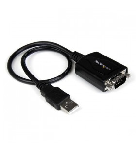 StarTech.com ICUSB232PRO cabluri prelungitoare cu mufe mamă/tată USB 2.0 A DB-9 Negru