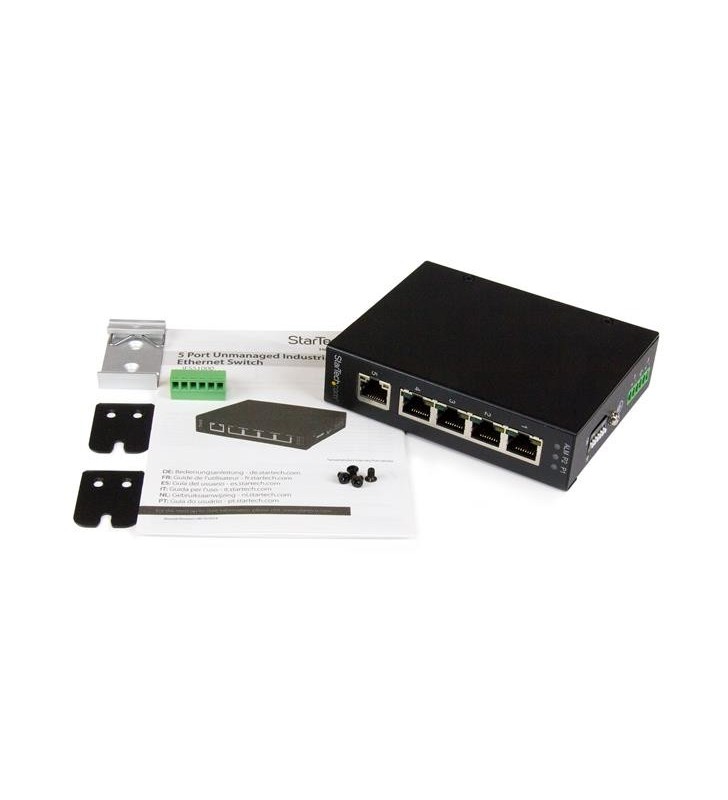 StarTech.com IES51000 switch-uri Fara management Gigabit Ethernet (10/100/1000) Negru