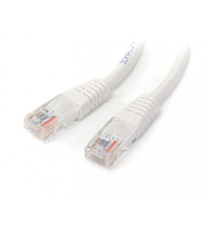 StarTech.com M45PAT15MWH cabluri de rețea 15 m Cat5e U/UTP (UTP) Alb