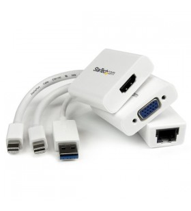 StarTech.com MACAMDPGBK cabluri prelungitoare cu mufe mamă/tată Alb