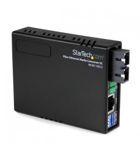 StarTech.com MCM110SC2 convertoare media pentru rețea 100 Mbit/s 1310 nm Multimodală Negru