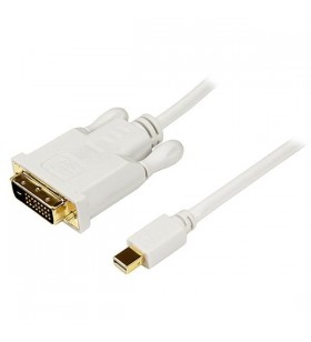 StarTech.com MDP2DVIMM6W adaptor pentru cabluri video 1,8 m mini DisplayPort DVI-D Alb