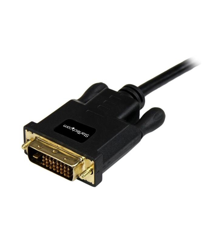 StarTech.com MDP2DVIMM10B adaptor pentru cabluri video 3 m mini DisplayPort DVI-D Negru