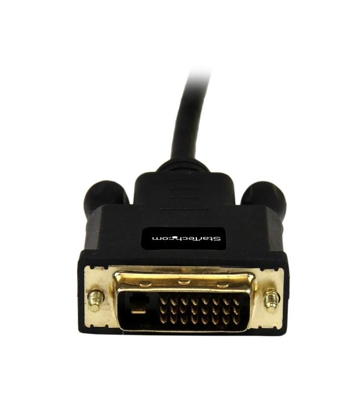 StarTech.com MDP2DVIMM3B adaptor pentru cabluri video 0,9 m mini DisplayPort DVI-D Negru