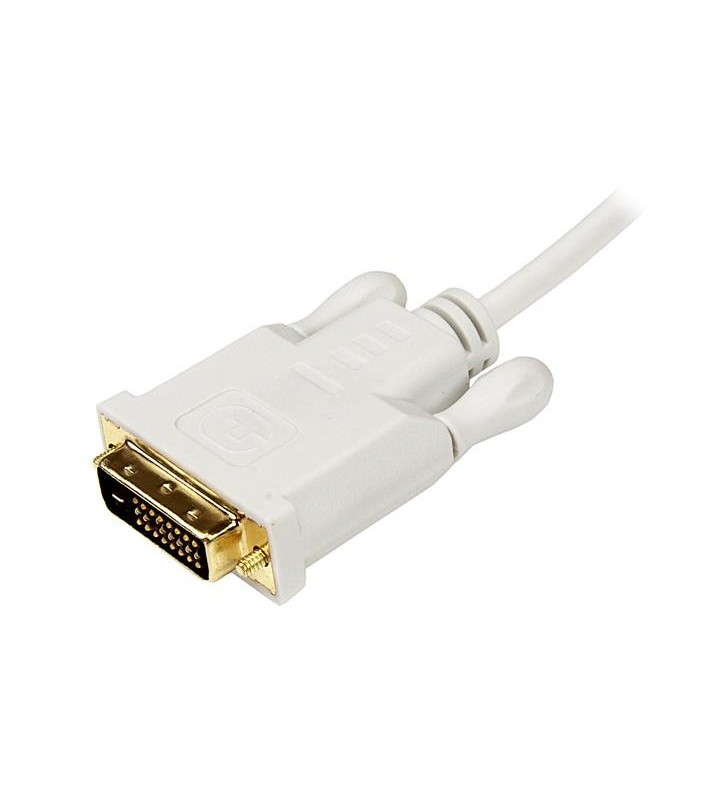 StarTech.com MDP2DVIMM3W adaptor pentru cabluri video 0,91 m mini DisplayPort DVI-D Alb