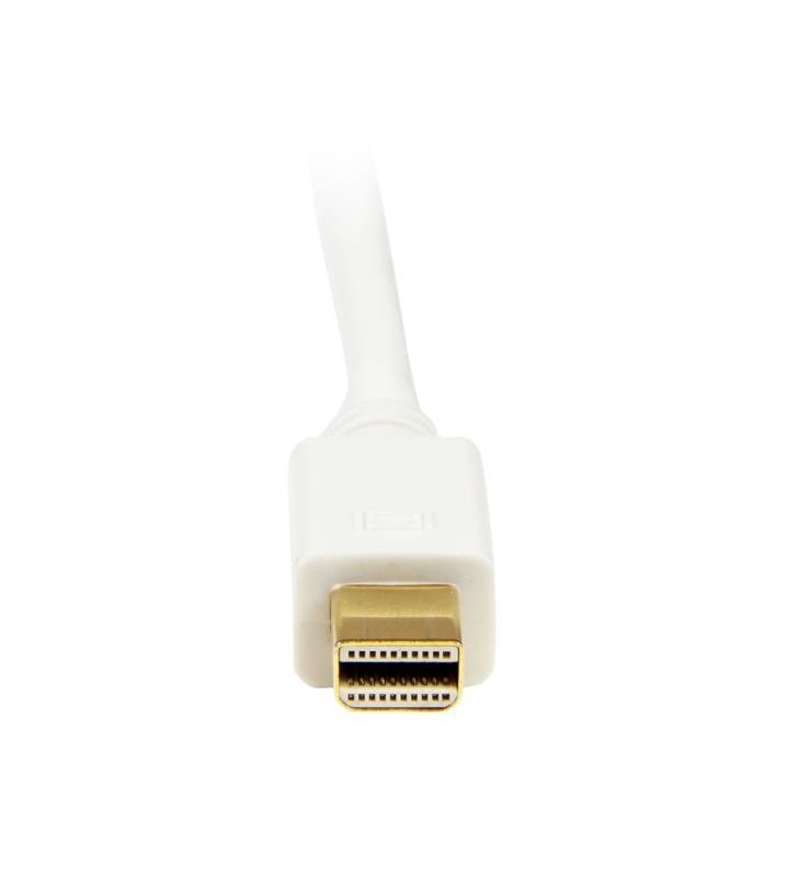 StarTech.com MDP2DVIMM3W adaptor pentru cabluri video 0,91 m mini DisplayPort DVI-D Alb