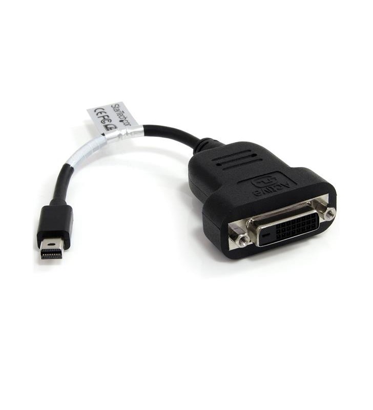 StarTech.com MDP2DVIS adaptor pentru cabluri video 0,12 m Mini DisplayPort DVI-D Negru