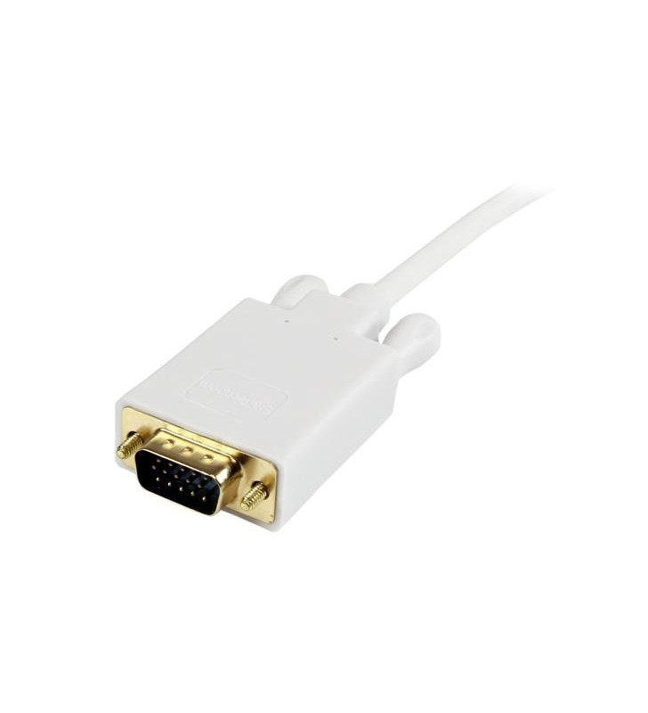 StarTech.com MDP2VGAMM15W adaptor pentru cabluri video 4,75 m mini DisplayPort VGA (D-Sub) Alb