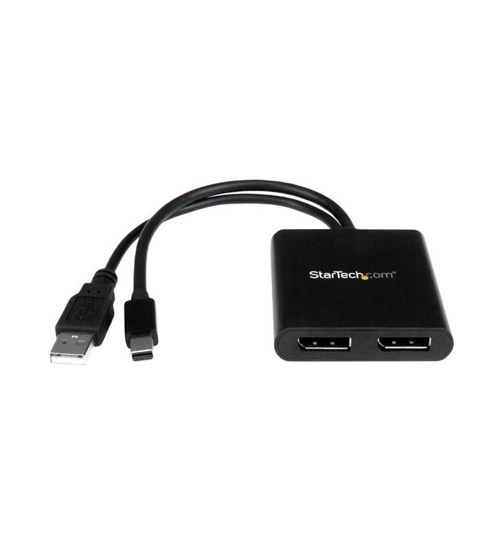StarTech.com MSTMDP122DP distribuitoare de semnal video Mini DisplayPort 2x DisplayPort