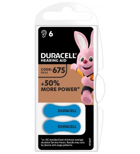 Duracell Hearing Aid 675 Baterie de unică folosință Zinc-Aer
