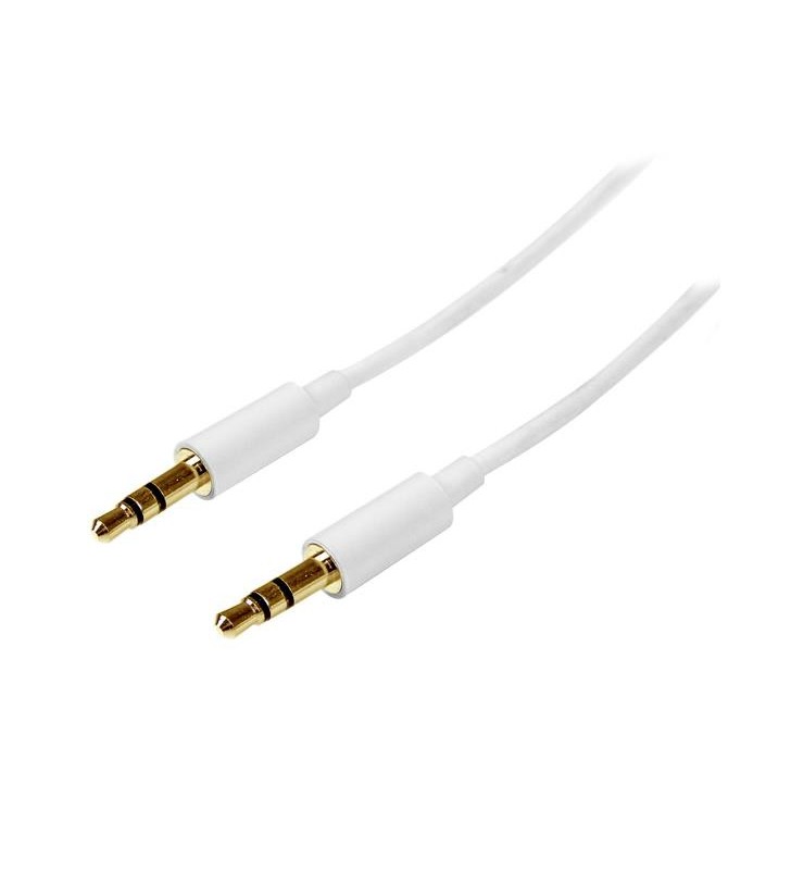 StarTech.com MU2MMMSWH cablu audio 2 m 3.5mm Alb