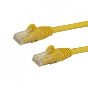 StarTech.com N6PATC2MYL cabluri de rețea 2 m Cat6 U/UTP (UTP) Galben