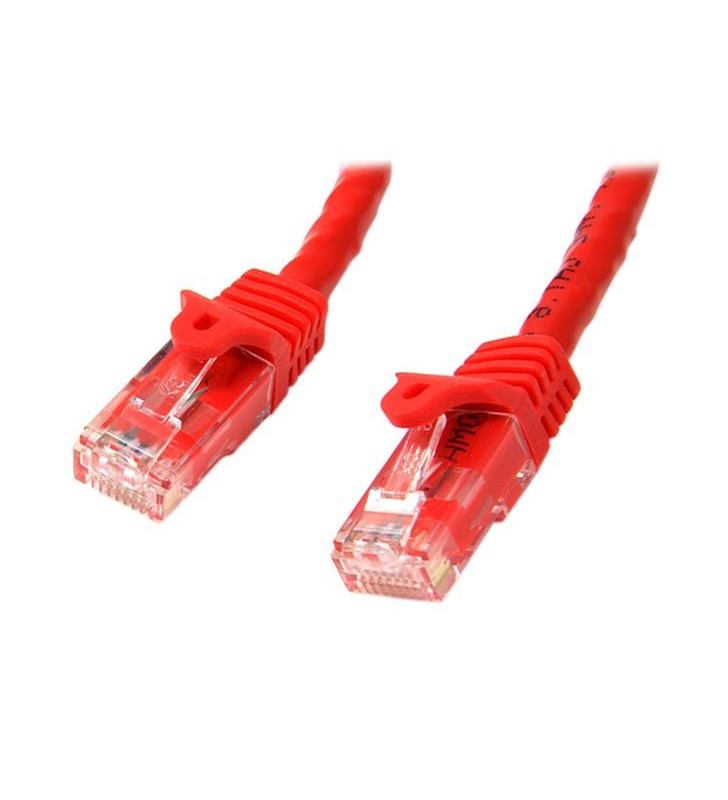 StarTech.com N6PATC10MRD cabluri de rețea 10 m Cat6 U/UTP (UTP) Roşu