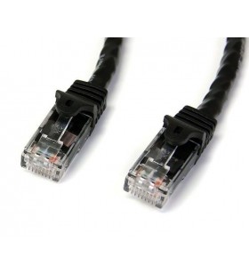 StarTech.com N6PATC15MBK cabluri de rețea 15 m Cat6 U/UTP (UTP) Negru