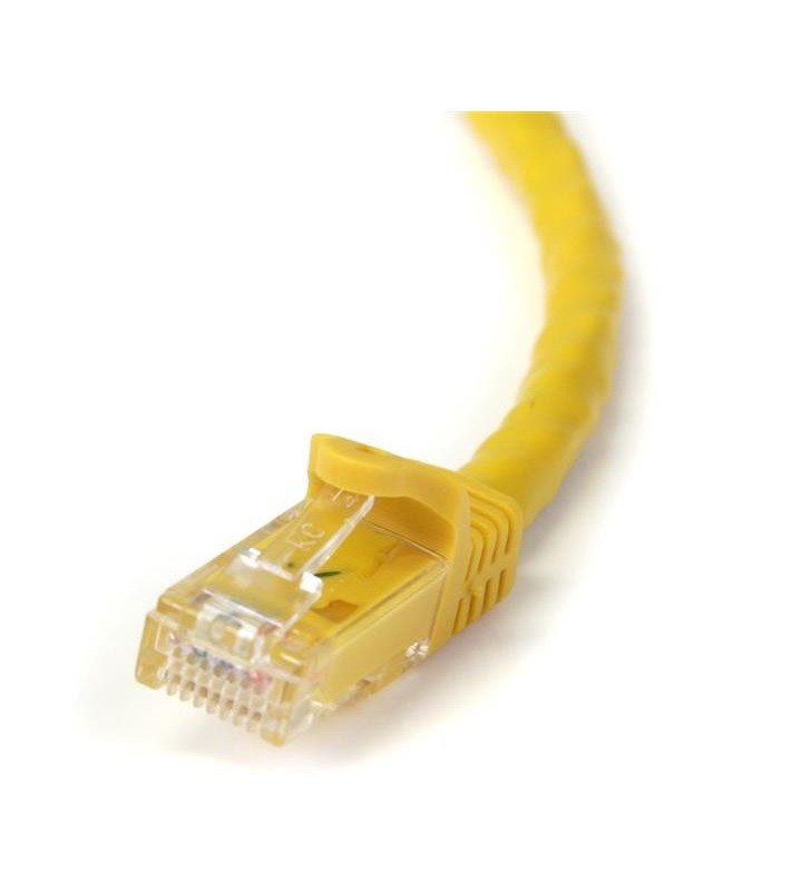 StarTech.com N6PATC3MYL cabluri de rețea 3 m Cat6 U/UTP (UTP) Galben
