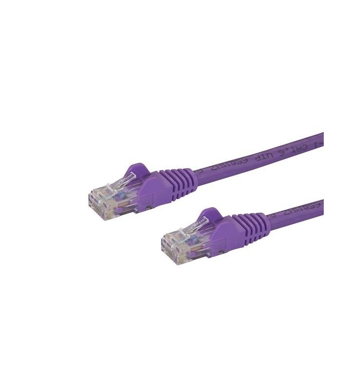 StarTech.com N6PATC50CMPL cabluri de rețea 0,5 m Cat6 U/UTP (UTP) Purpuriu