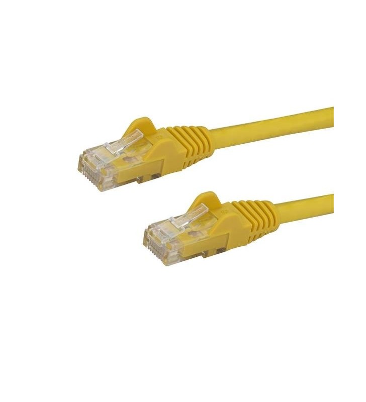 StarTech.com N6PATC50CMYL cabluri de rețea 0,5 m Cat6 U/UTP (UTP) Galben