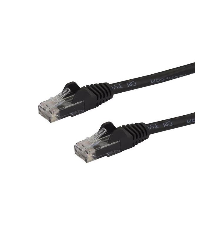 StarTech.com N6PATC5MBK cabluri de rețea 5 m Cat6 U/UTP (UTP) Negru