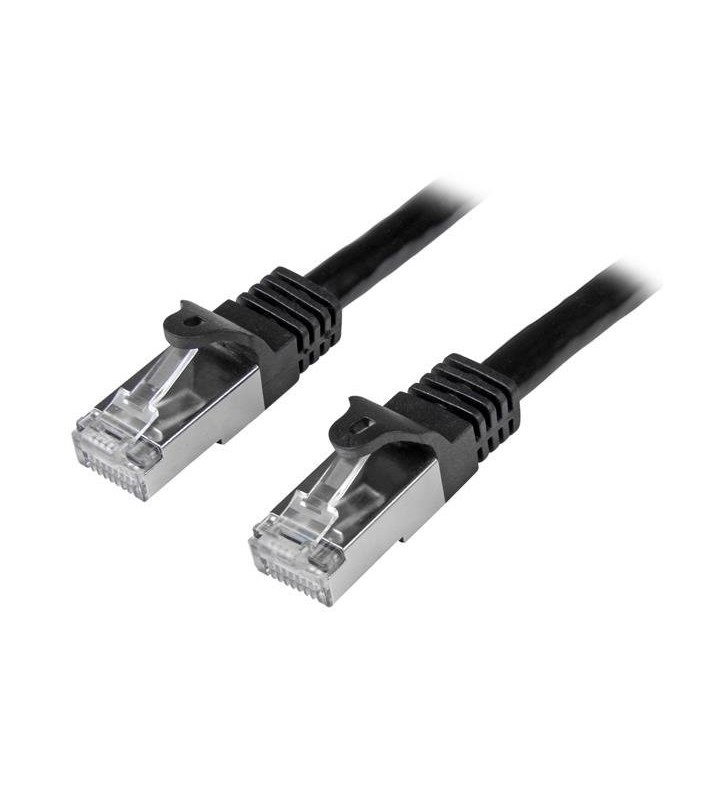 StarTech.com N6SPAT1MBK cabluri de rețea 1 m Cat6 SF/UTP (S-FTP) Negru