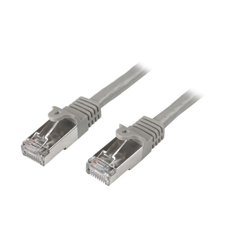 StarTech.com N6SPAT1MGR cabluri de rețea 1 m Cat6 SF/UTP (S-FTP) Gri