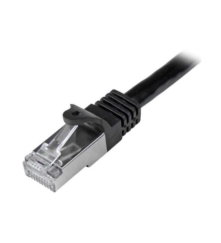 StarTech.com N6SPAT2MBK cabluri de rețea 2 m Cat6 SF/UTP (S-FTP) Negru