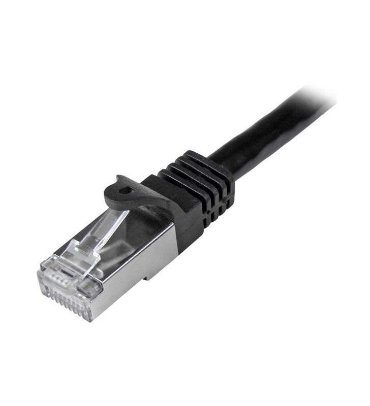 StarTech.com N6SPAT50CMBK cabluri de rețea 0,5 m Cat6 SF/UTP (S-FTP) Negru