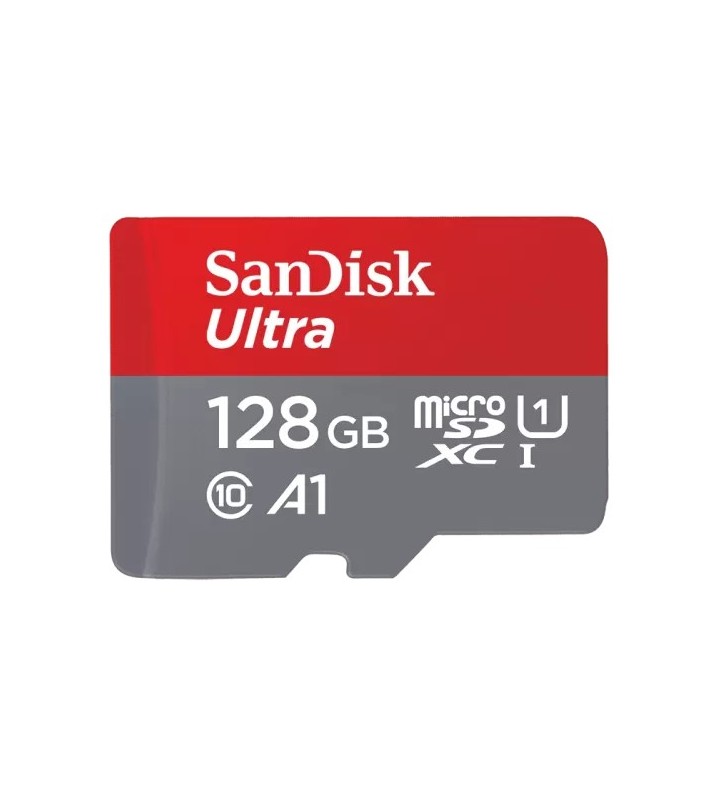Card de memorie SanDisk Micro SD Ultra, 128GB, Class 10, Full HD