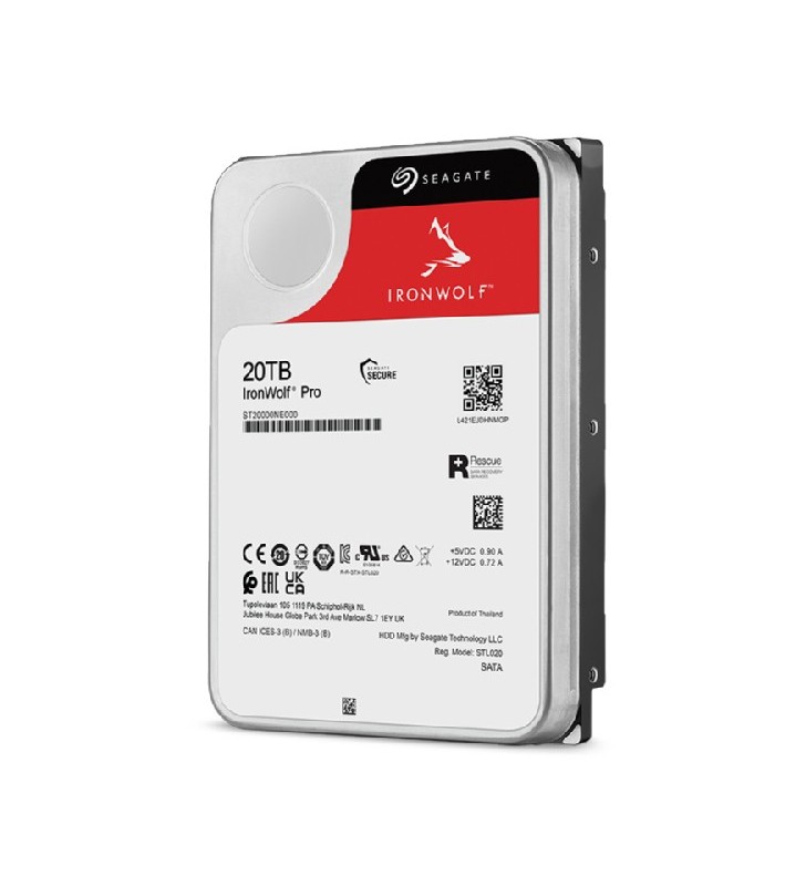 Seagate IronWolf Pro ST20000NT001 hard disk-uri interne 3.5" 20000 Giga Bites