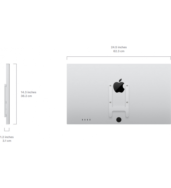Apple Studio Display, Standardglas, VESA Mount Adapter, 27"