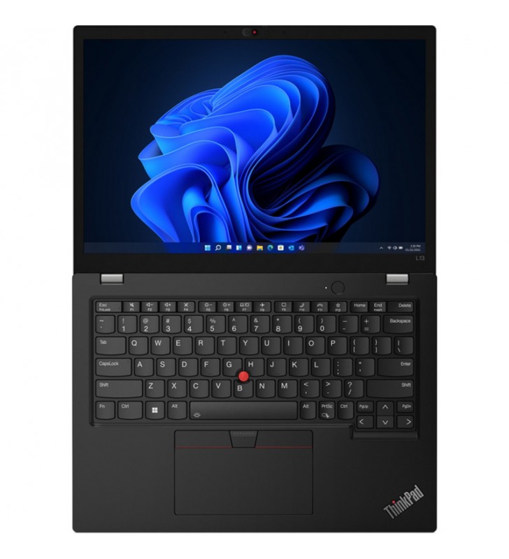Laptop Lenovo 13.3'' ThinkPad L13 Gen 3, WUXGA IPS, Procesor Intel® Core™ i7-1255U (12M Cache, up to 4.70 GHz), 16GB DDR4, 512GB SSD, Intel Iris Xe, Win 11 DG Win 10 Pro, Thunder Black