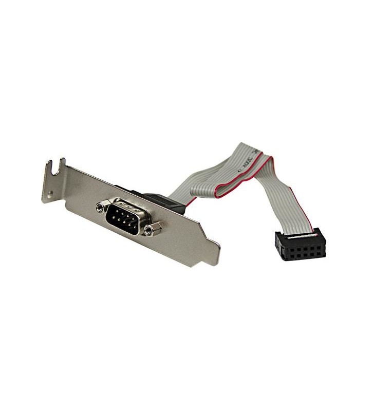 StarTech.com PLATE9MLP cabluri prelungitoare cu mufe mamă/tată IDC RS-232 Gri