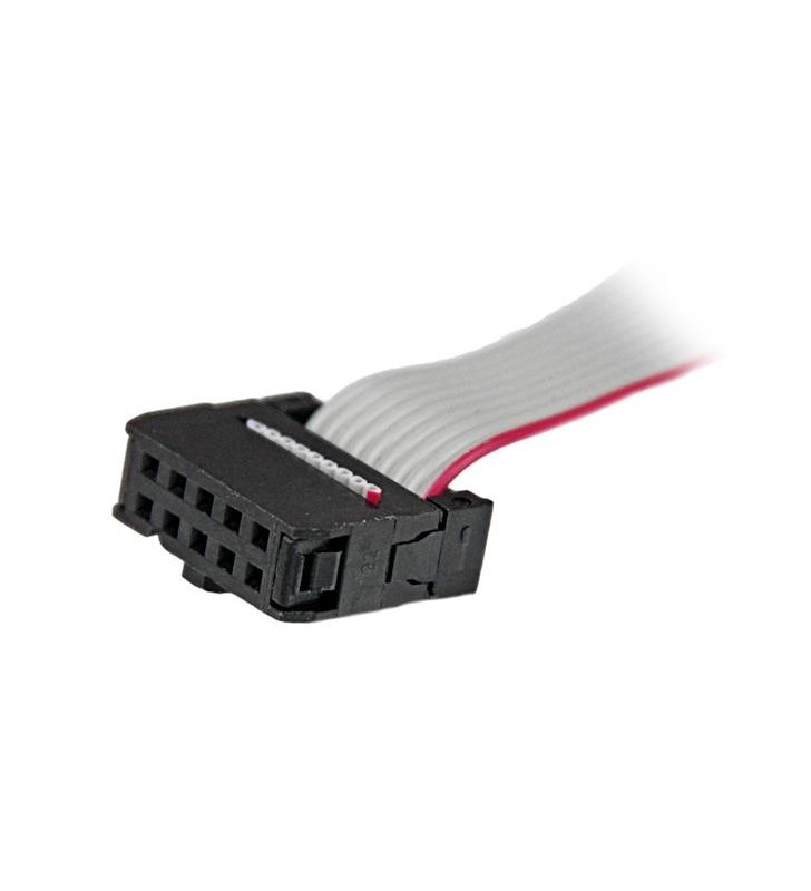 StarTech.com PLATE9MLP cabluri prelungitoare cu mufe mamă/tată IDC RS-232 Gri