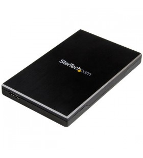 StarTech.com S251BMU313 carcasă disc memorie 2.5" Cutie protecție HDD/SSD Negru