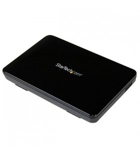 StarTech.com S2510BPU33 carcasă disc memorie 2.5" Cutie protecție HDD/SSD Negru