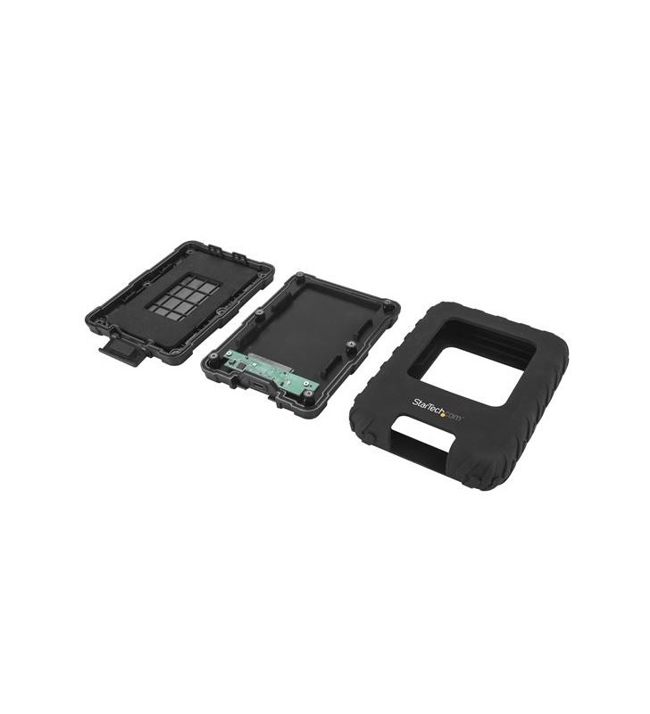 StarTech.com S251BRU31C3 carcasă disc memorie 2.5" Cutie protecție HDD/SSD Negru