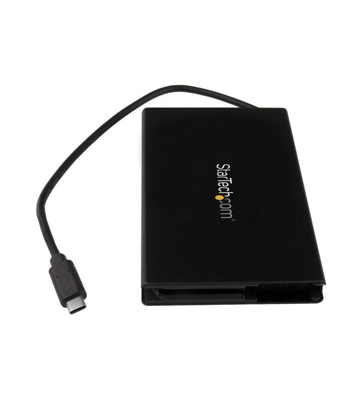 StarTech.com S251BU31C3CB carcasă disc memorie 2.5" Cutie protecție HDD/SSD Negru