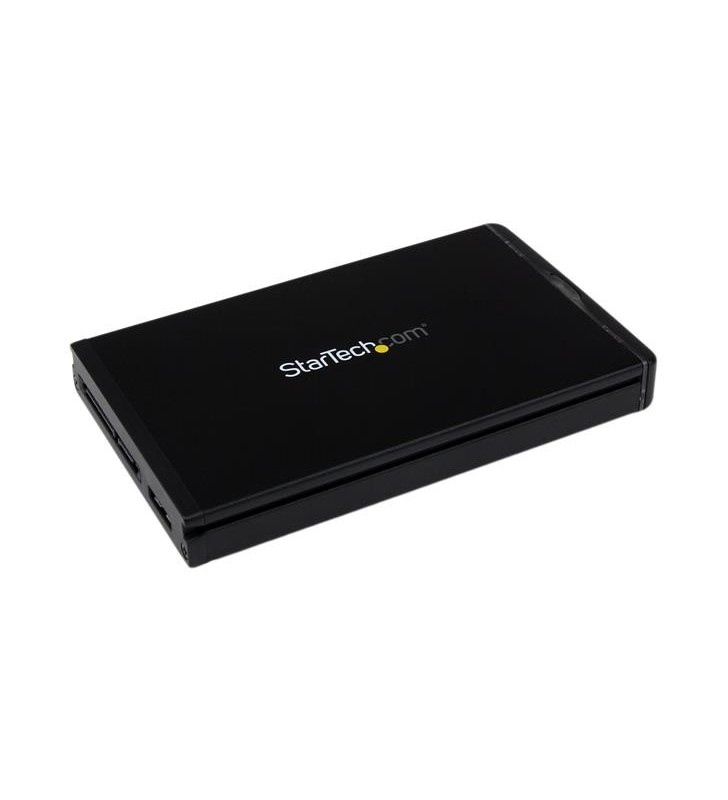 StarTech.com S251BU31REMD carcasă disc memorie 2.5" Cutie protecție HDD/SSD Negru