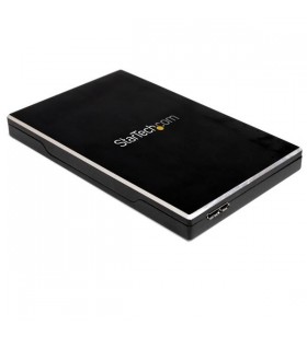 StarTech.com SAT2510BU32 carcasă disc memorie 2.5" Cutie protecție HDD/SSD Negru