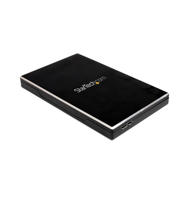 StarTech.com SAT2510BU32 carcasă disc memorie 2.5" Cutie protecție HDD/SSD Negru