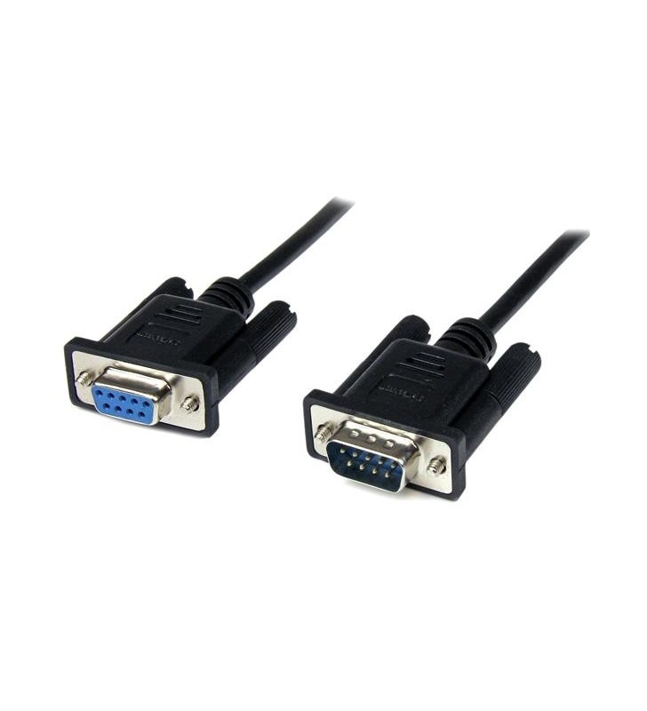 StarTech.com SCNM9FM1MBK cabluri seriale Negru 1 m DB-9