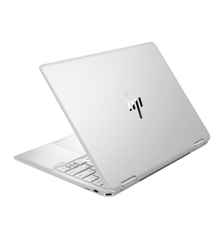 Laptop HP Spectre x360 cu procesor Intel® Core™ i5-1235U pana la 4.40 GHz, 13.5" WUXGA+ (1920x1280), Touch, 16GB DDR4, 1TB SSD, Intel Iris Xe Graphics, Windows 11 Home, Natural Silver