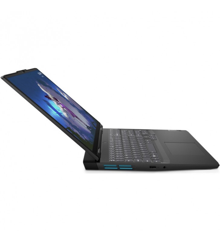 Laptop Lenovo Gaming 16'' IdeaPad 3 16IAH7, WUXGA IPS 165Hz, Procesor Intel® Core™ i5-12450H (12M Cache, up to 4.40 GHz), 16GB DDR4, 512GB SSD, GeForce RTX 3050 Ti 4GB, No OS, Onyx Grey
