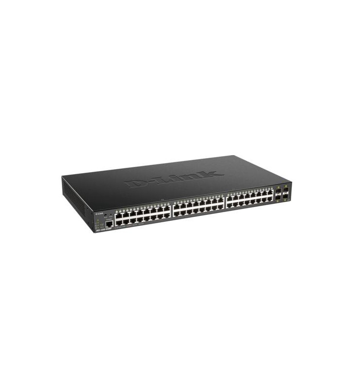 Switch D-Link 48-port Gigabit Smart Managed Switch with 4x 10G SFP+ ports, 370Watts