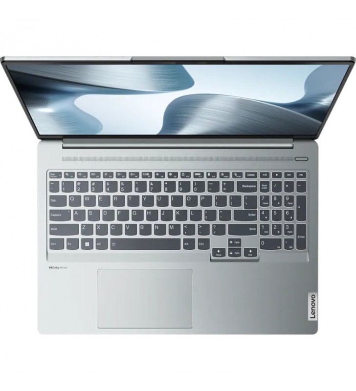 Laptop Lenovo 16'' IdeaPad 5 Pro 16IAH7, 2.5K IPS 120Hz, Procesor Intel® Core™ i5-12500H (18M Cache, up to 4.50 GHz), 16GB DDR5, 512GB SSD, Intel Iris Xe, No OS, Cloud Grey