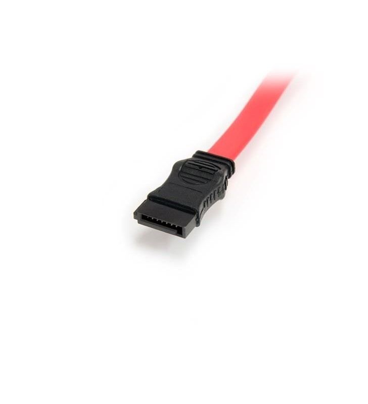 StarTech.com SLSATAF12 cabluri SATA 0,304 m SATA 13-pin SATA 7-pin + Molex (4-pin) Roşu