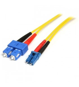 StarTech.com SMFIBLCSC1 cabluri din fibră optică 1 m LC SC Galben