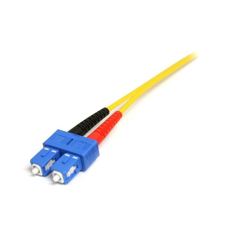 StarTech.com 4m LC/SC m/m SM cabluri din fibră optică Galben