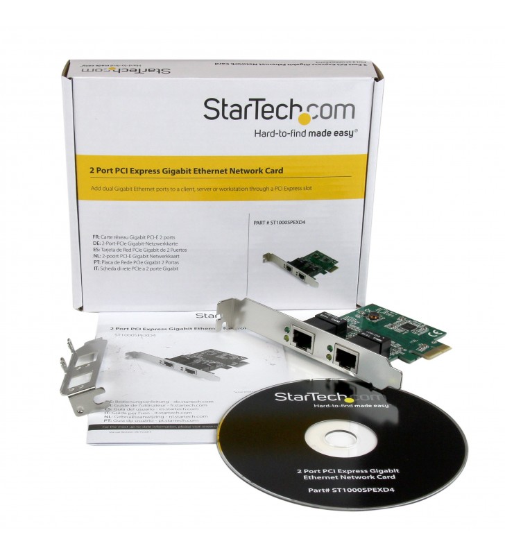 StarTech.com ST1000SPEXD4 plăci de rețea Ethernet 2000 Mbit/s Intern