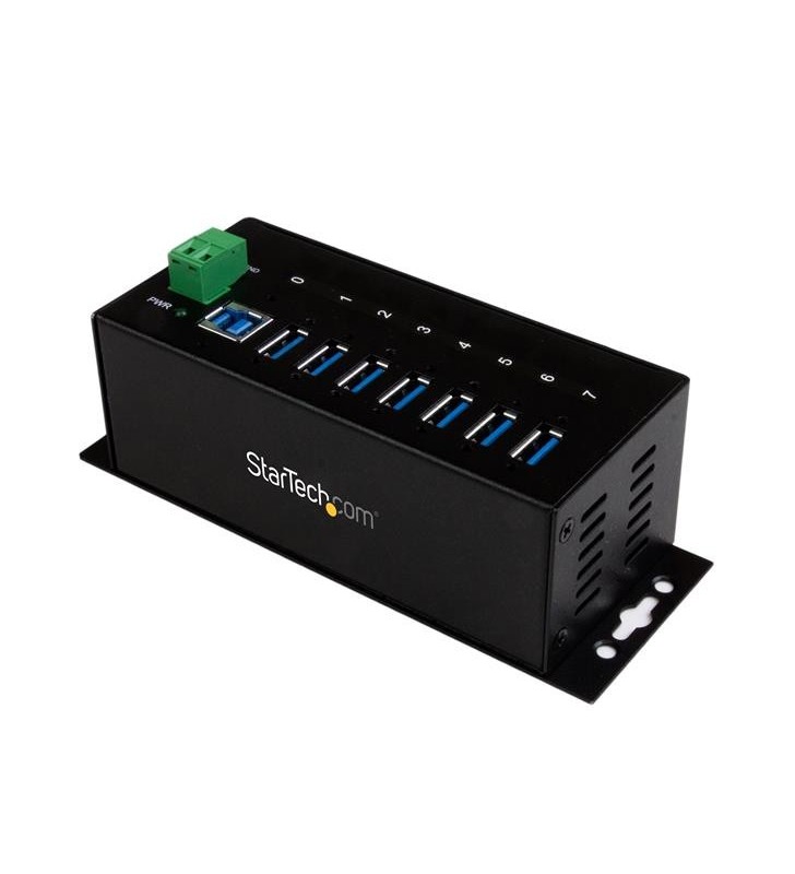 StarTech.com ST7300USBME hub-uri de interfață USB 3.2 Gen 1 (3.1 Gen 1) Type-B 5000 Mbit/s Negru